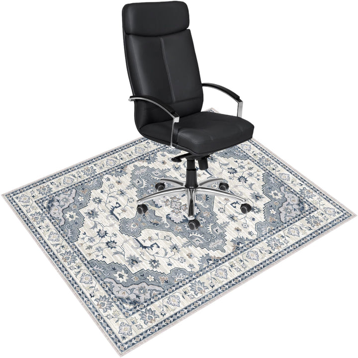 Bodenschutzmatte Bürostuhl 90X120 cm: Luxuriöse Bedruckter Stoff Bürostuhl Unterlage für Parkett und