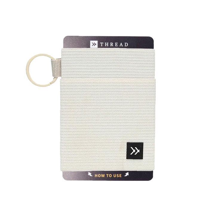 Thread Wallets Schlanke, minimalistische Brieftasche, Kreditkartenetui mit Vordertasche (Einheitsgrö