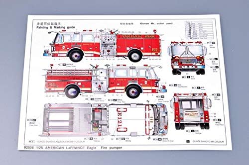 Trumpeter 02506 Modellbausatz American LaFrance Eagle Fire Pumper 2002