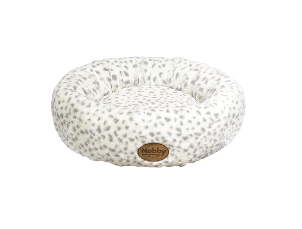 Nobby Donut "ALANIS" leopard grau Ø 45 cm, leopard grau