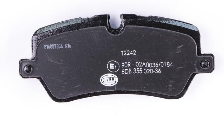 HELLA PAGID 8DB 355 020-361 Bremsbelagsatz - T2242 - Dicke/Stärke: 17.3mm - Bremssystem: TRW - für V