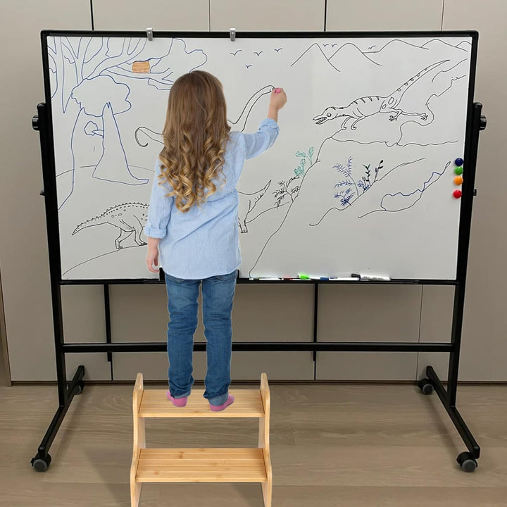 Hocker mit Füssen für Kinder, rutschfest und robust, geeignet für Badezimmer, Küche und Schlafzimmer