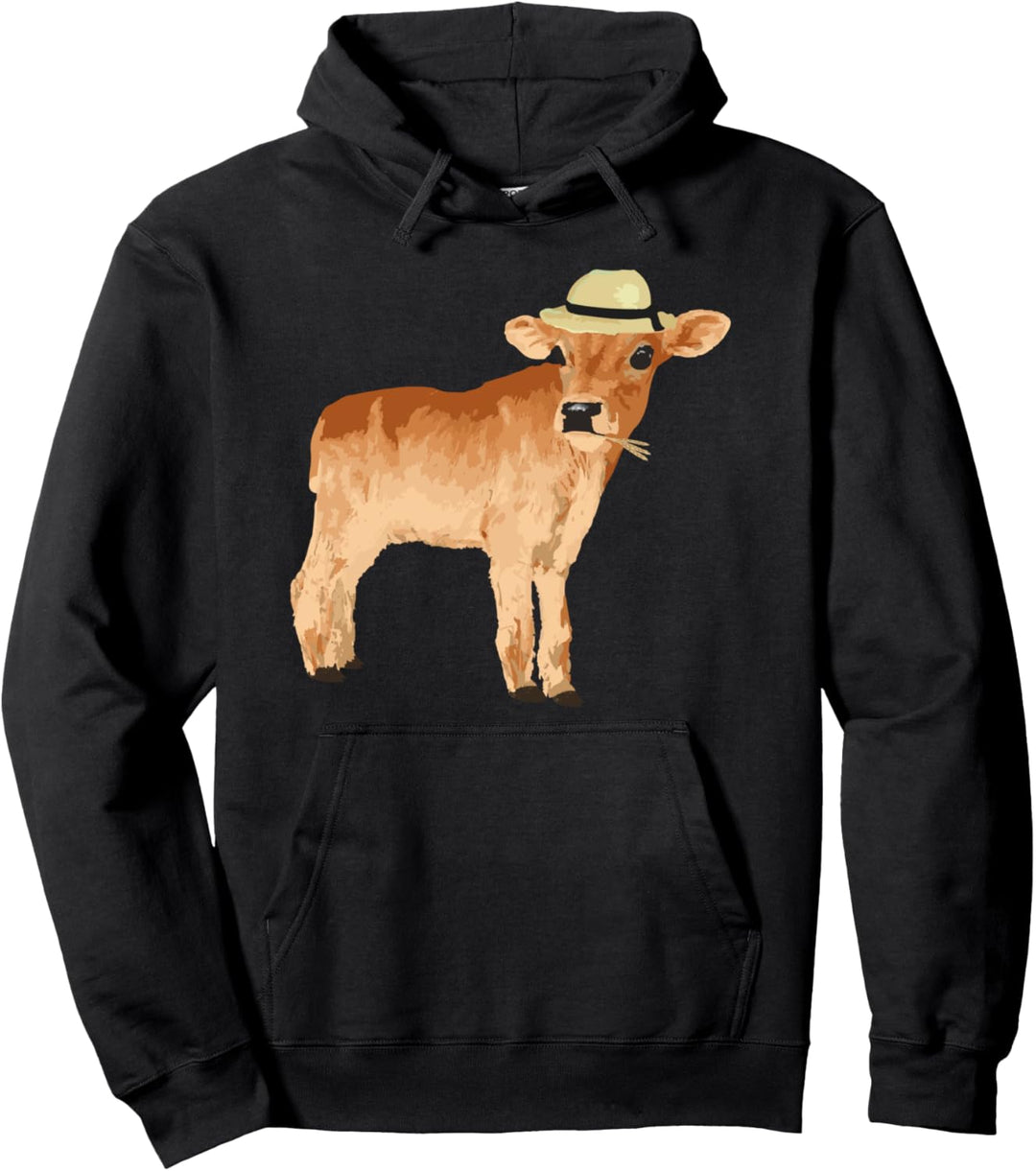 Niedliche, kunstvolle Kuh Pullover Hoodie