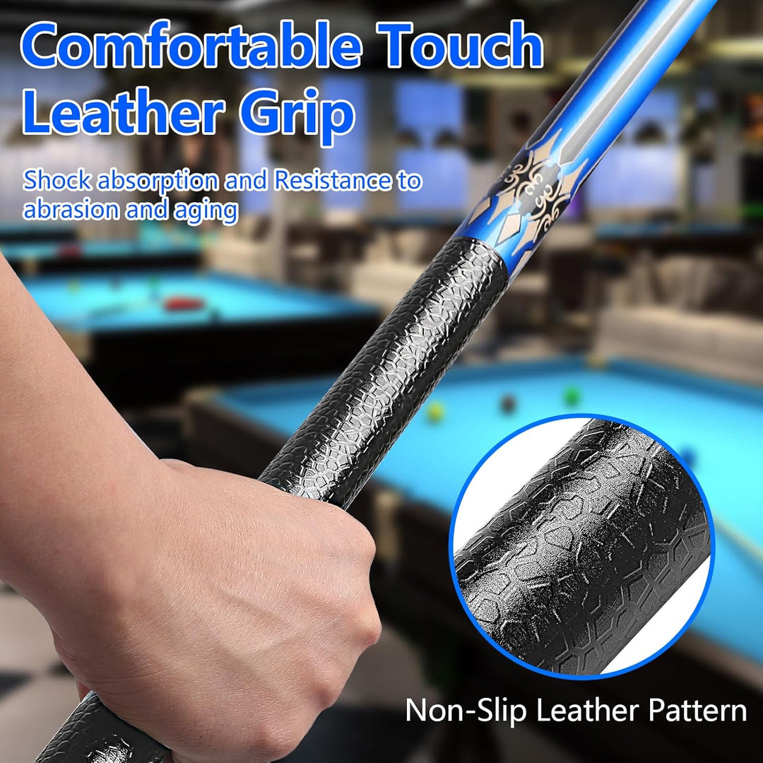 Billard Queue 18 19 20 21 oz, 58" Pool Queue Sticks 13mm Spitzen für Professionelle Billardspieler,