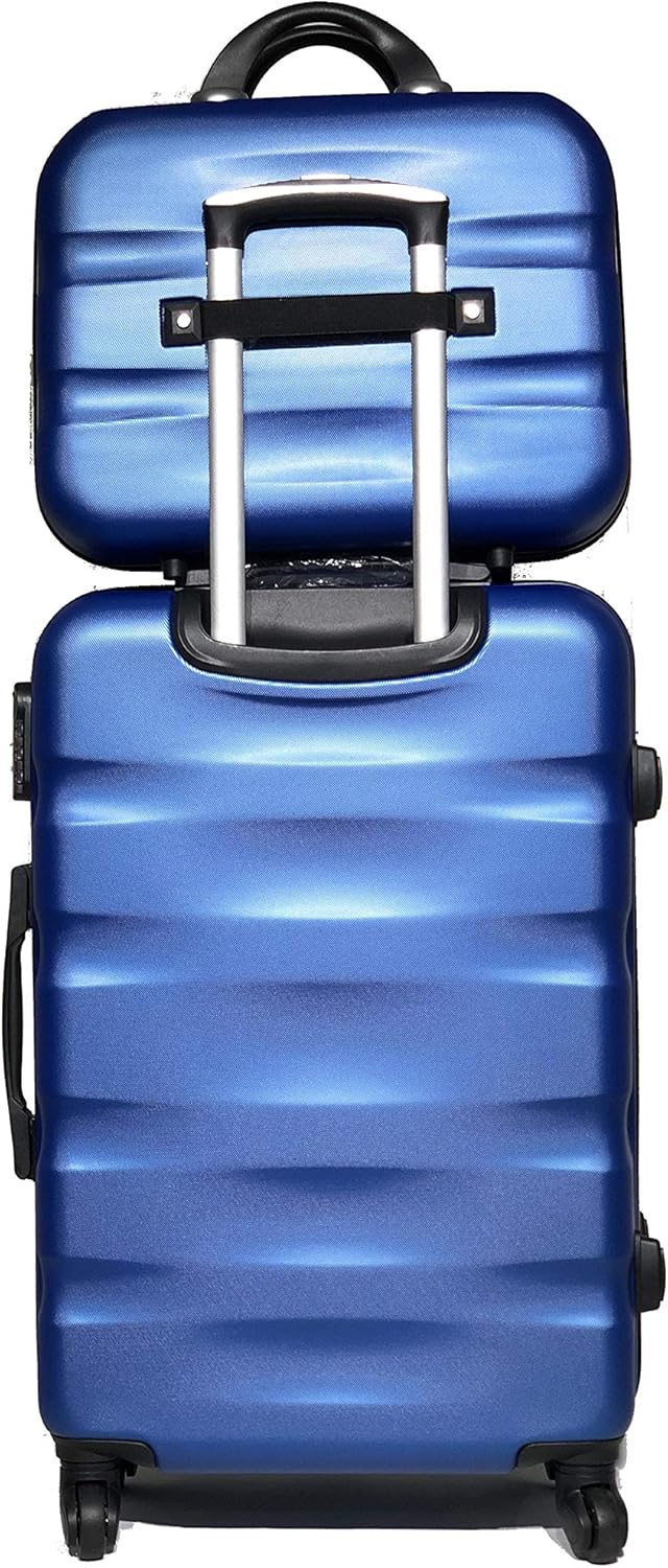 Celims Französische Marke – Set mit 5 Koffern aus festem Material Blau