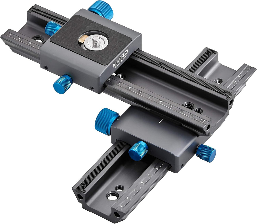 Novoflex Kreuz-Einstellschlitten MiniConnect Stativschelle für NEX Adapter MiniConnect Cross Focusin