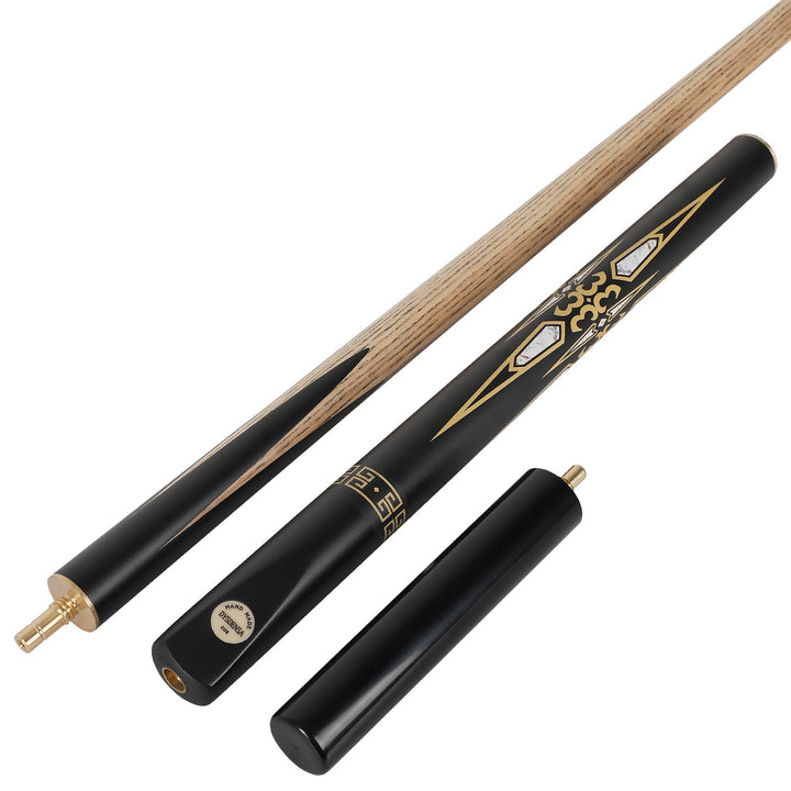 144,8 cm handgefertigter Snooker-Queuestab mit Verlängerung, langlebige Eschenholz-Konstruktion, pro