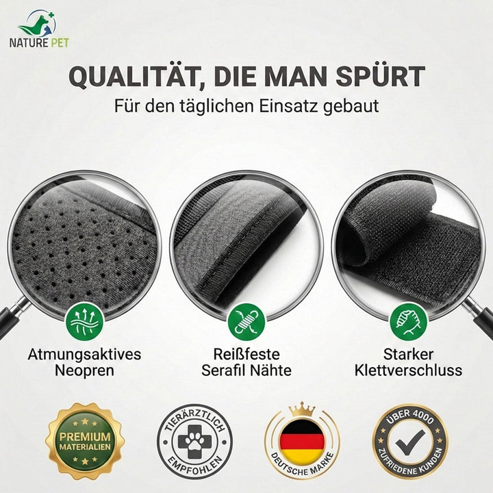 Nature Pet CarpoLock Premium Karpalgelenk Bandage Groesse M, M