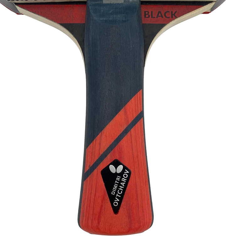 Butterfly® Dimitrij Ovtcharov Black Tischtennisschläger | Eva-Technologie | ITTF zertifizierter Waka
