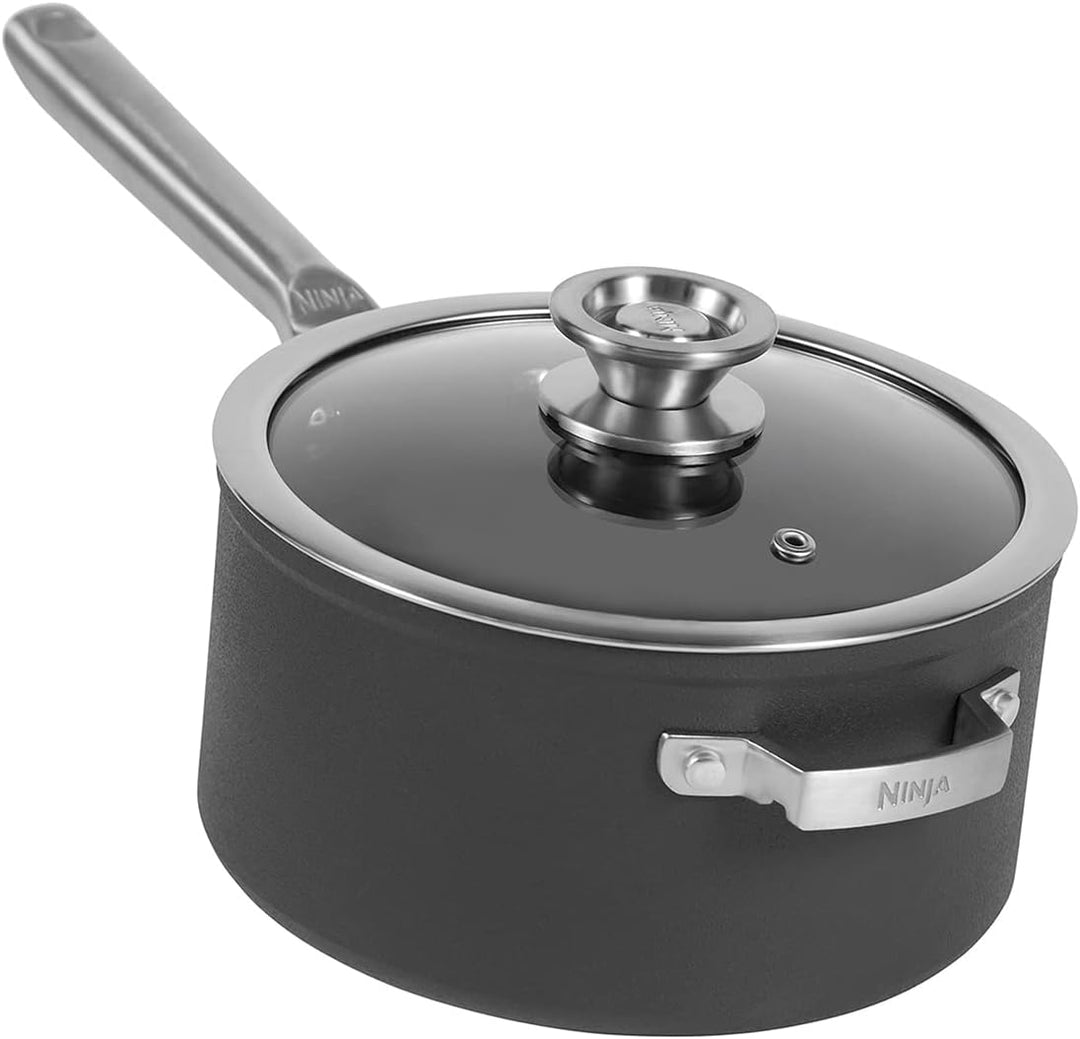 Ninja Foodi ZEROSTICK 20cm Kochtopf mit Deckel, antihaftbeschichtet, har eloxiertes Aluminium, induk