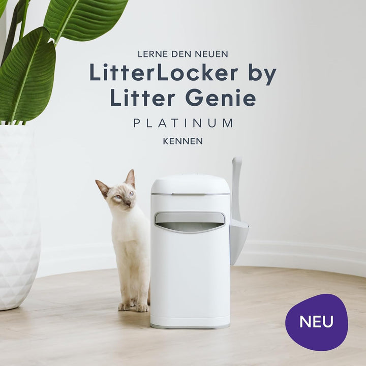 Litter Genie LitterLocker by Litter Genie Platinum Eimer weiss, Weiss