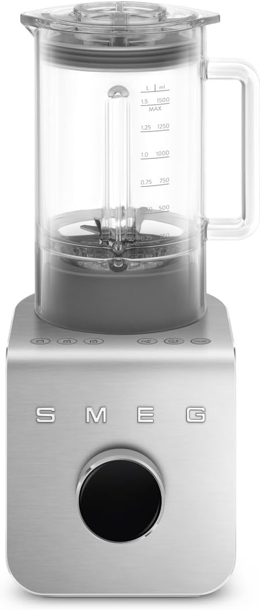SMEG, Hochleistungsmixer BLC01WHMEU, 5 voreingestellte Programme, 9 manuelle Geschwindigkeitsstufen,