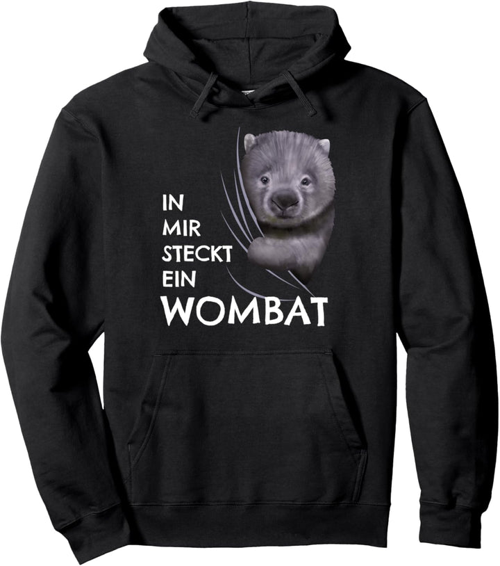 Wombat Kostüm Kinder Kleidung In mir steckt ein Wombat Pullover Hoodie