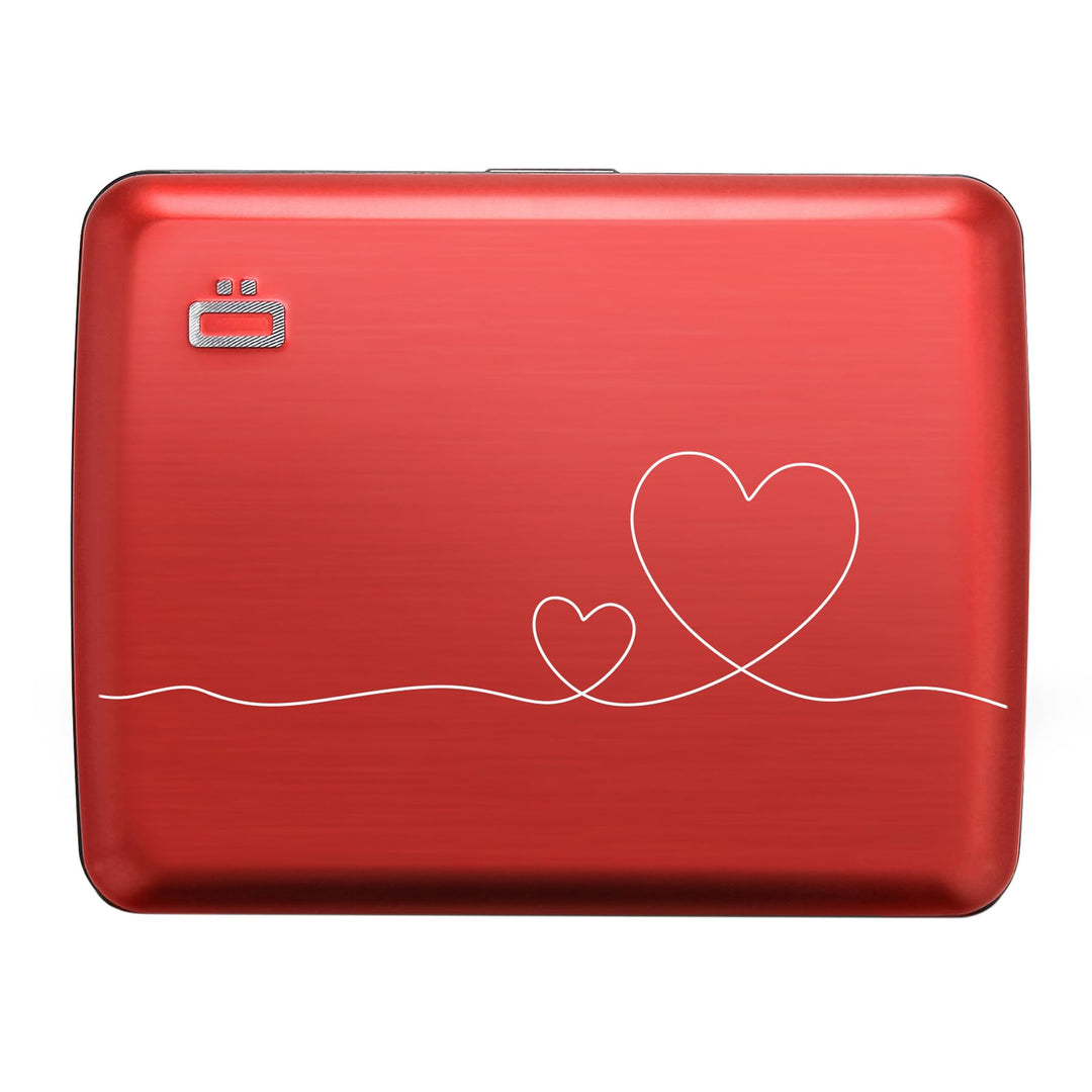 OGON Aluminium Geldbörse Smart Case V2 Large - Verstecktes Fach für Münzen und Scheine - RFID Schutz