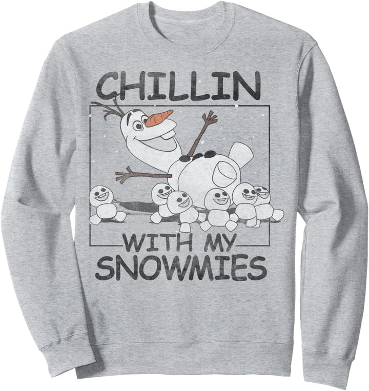Disney Frozen Olaf Chillin With My Snowmies Portrait Sweatshirt