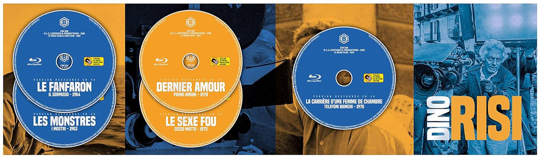 Coffret dino risi 5 films [Blu-ray] [FR Import], Blu-ray