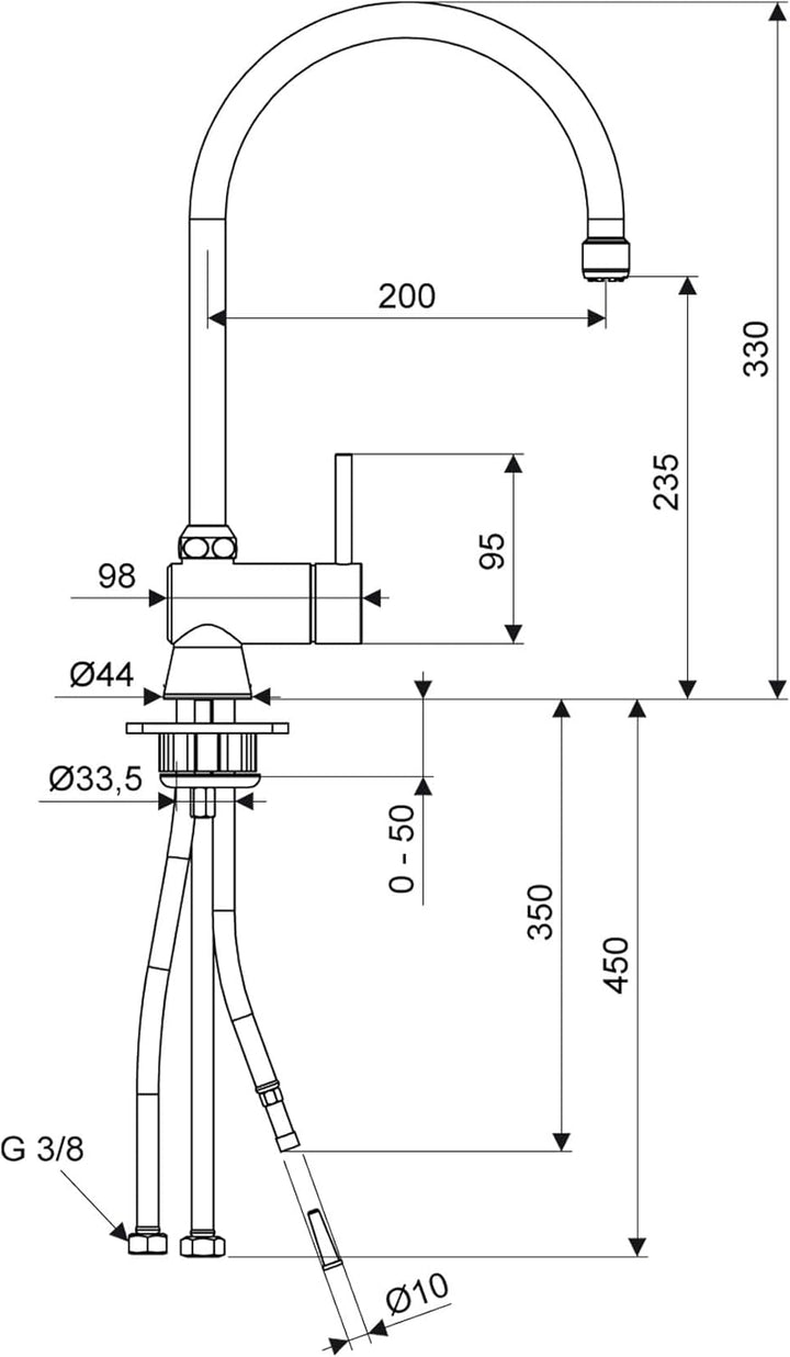STIEBEL ELTRON 232611 Armaturen für offene Warmwasserspeicher MES