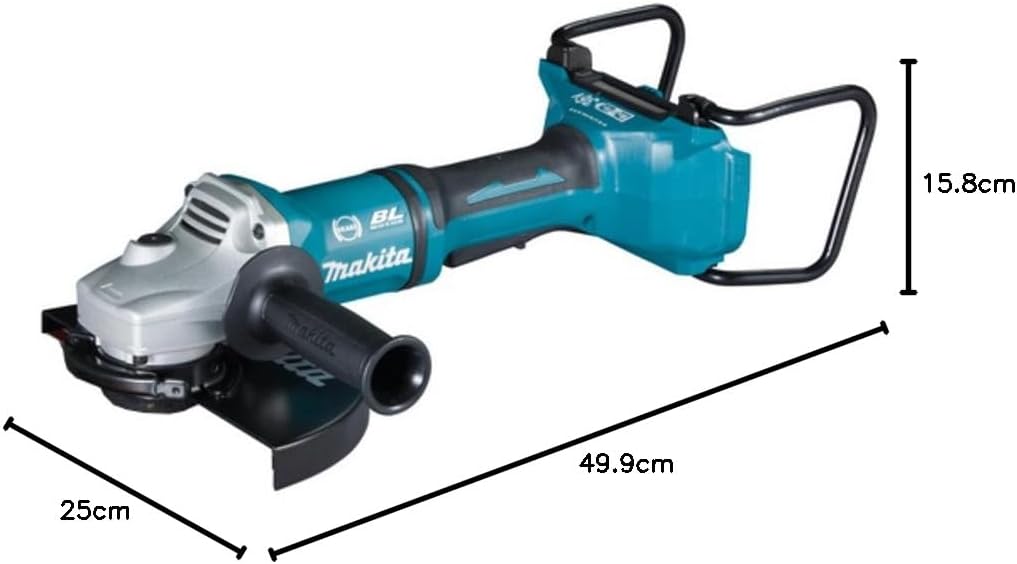 Makita DGA900ZKX2 Akku-Winkelschleifer 2x18 V (ohne Akku, ohne Ladegerät) im Transportkoffer