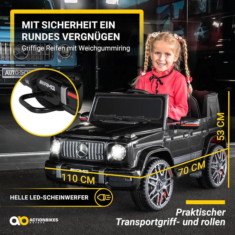 Actionbikes Motors Kinder Elektroauto Mercedes Benz Amg G63 W463 - Lizenziert - 2,4 Ghz Fernbedienun