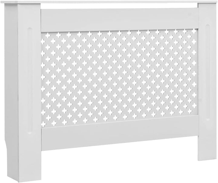 Wohnzimmer 2 Stücke Heizkörperverkleidungen 112×19×81,5 cm MDF Heizkörper Verkleidung Abdeckung Heiz
