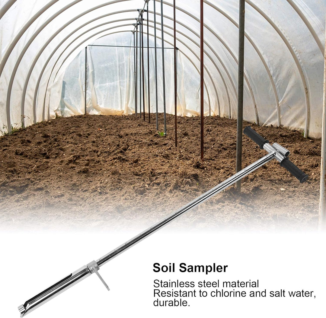 Bodenprobenehmer, Bodenprobe Sonde Bodensonden-Probenehmer Edelstahl-Bodenprobenehmer Rohrförmige Fa
