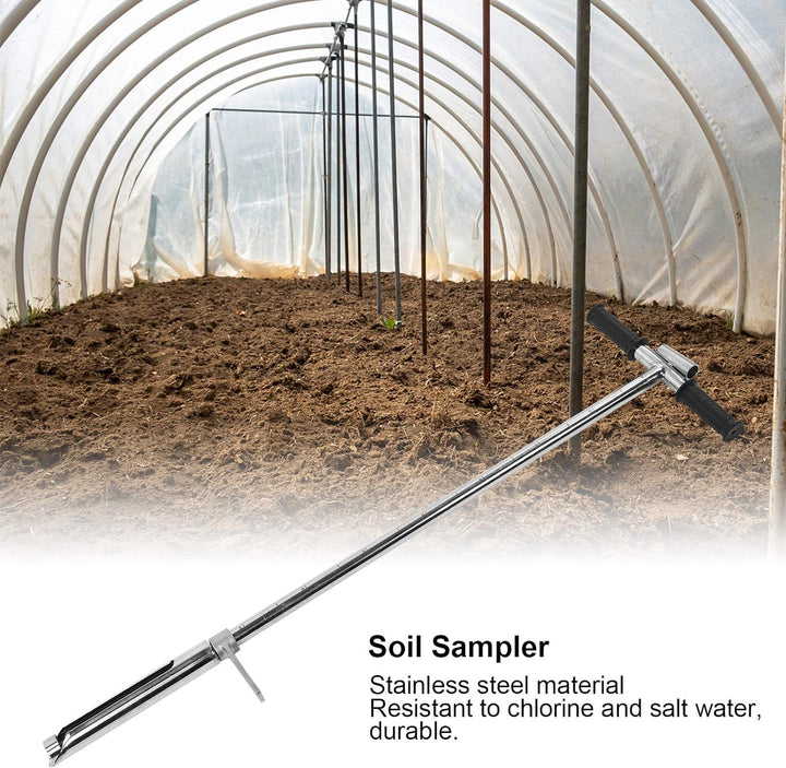 Bodenprobenehmer, Bodenprobe Sonde Bodensonden-Probenehmer Edelstahl-Bodenprobenehmer Rohrförmige Fa
