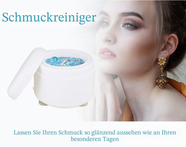 Professioneller Schmuckreiniger mit für Ringe, Uhren, Münzen, Werkzeuge, Ohrringe, Halsketten, tragb