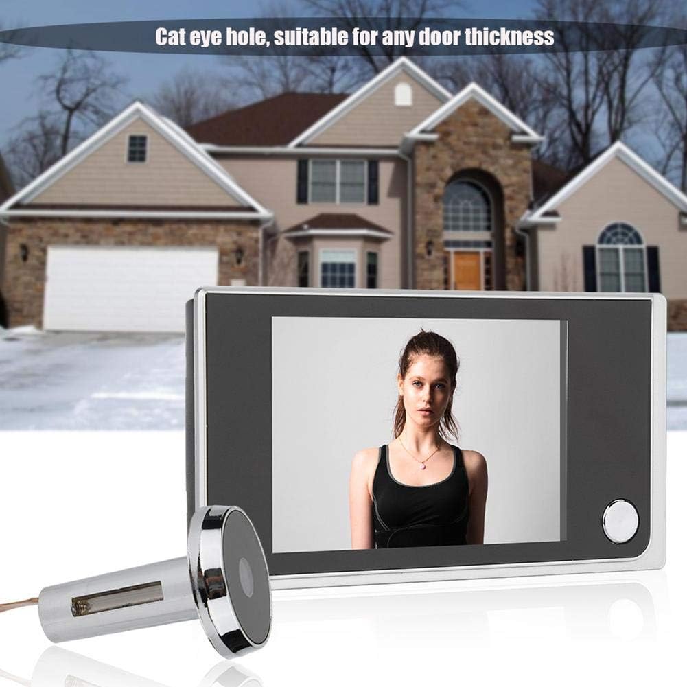 Video Security Türklingel, 3,5 Zoll Farb LCD Digital Türspion, 120 Grad Real View Winkel Digital Tür