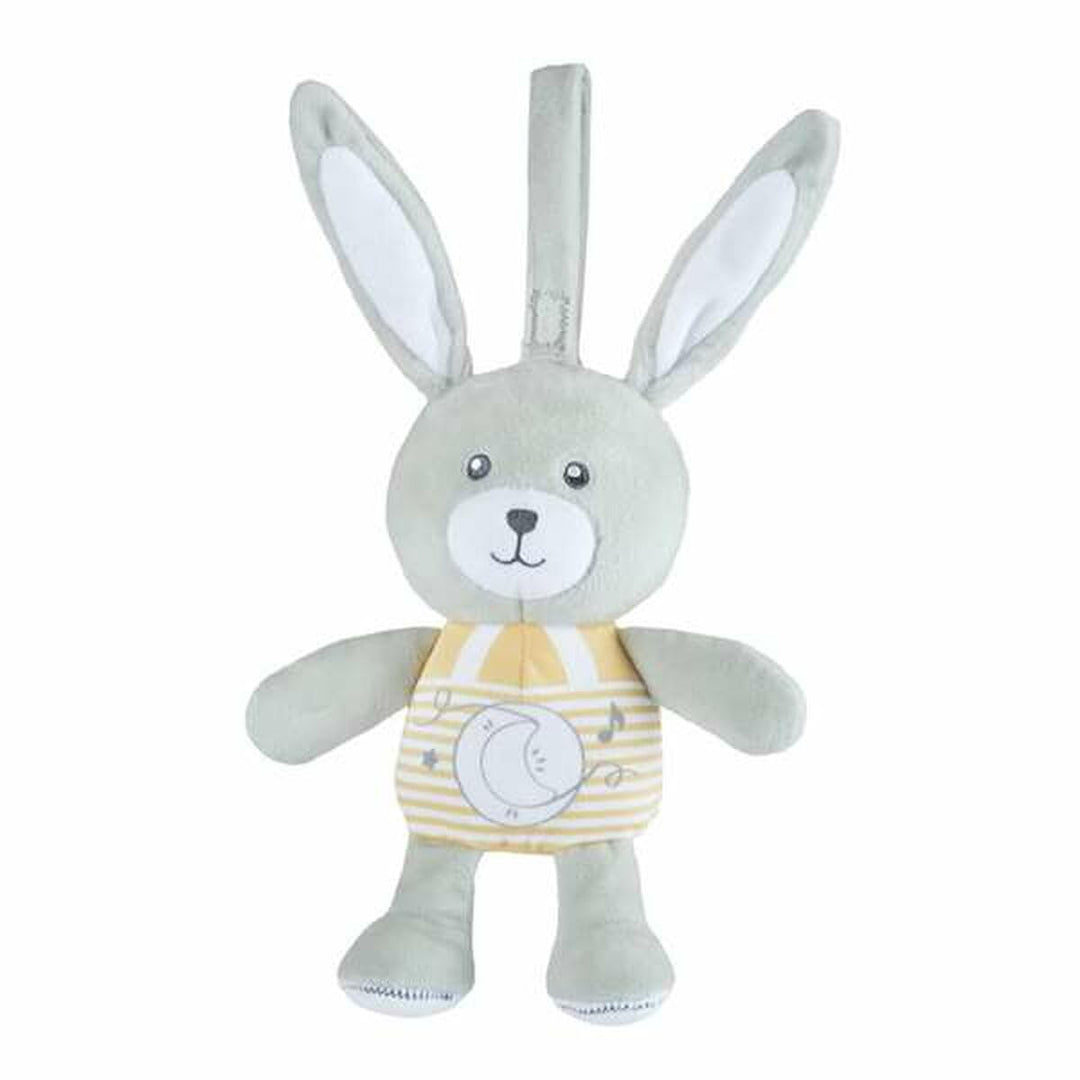 Chicco First Dreams Hasen-Stofftier mit Nachtlicht, weich, mit Bändern zum Befestigen, mit sanftem L
