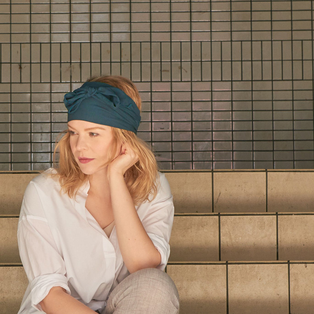 Stirnband Herren Bandana Kopftuch, Haarband Damen Wickeln Lange Dekorative Bänder, Schweissbänder Ja