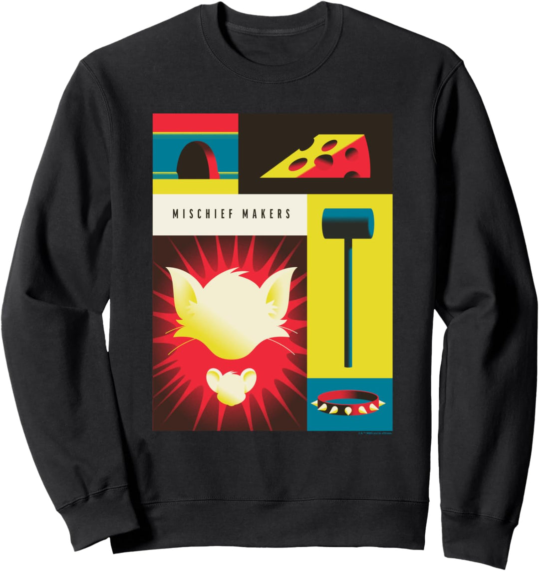 WB 100: Tom and Jerry Mischief Makers Icons Poster Sweatshirt