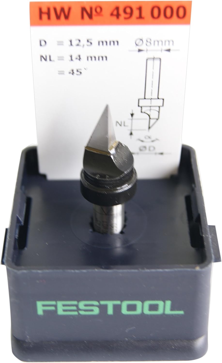 Festool Gipskartonfräser HW S8 D12,5/45°, HW S8 D12,5/45°