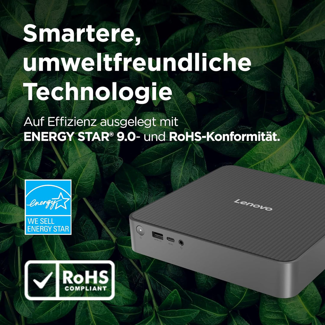 Lenovo IdeaCentre Mini x Desktop-PC | Copilot+ PC | Snapdragon X | 32GB RAM | 1TB SSD | Qualcomm Adr