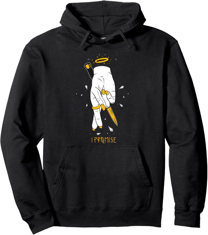 I Promise - Sad Aesthetic Edgy Streetwear Pullover Hoodie