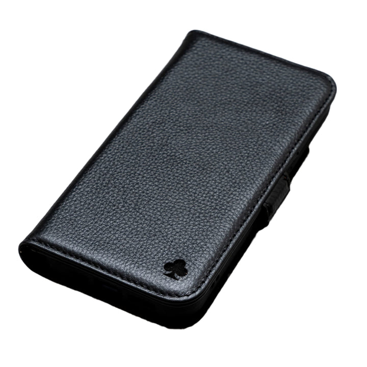 Porter Riley - Lederhülle für Samsung Galaxy S23. Premium Echtleder Standhülle/Cover/Brieftasche (Pu