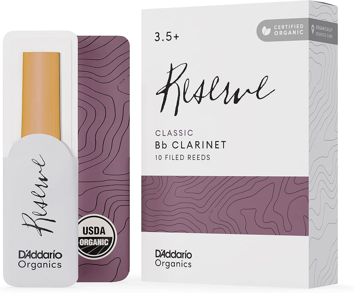 D'Addario Organisch Classic Bb Klarinettenblätter - Rohrblätter für Klarinette - Das erste und einzi