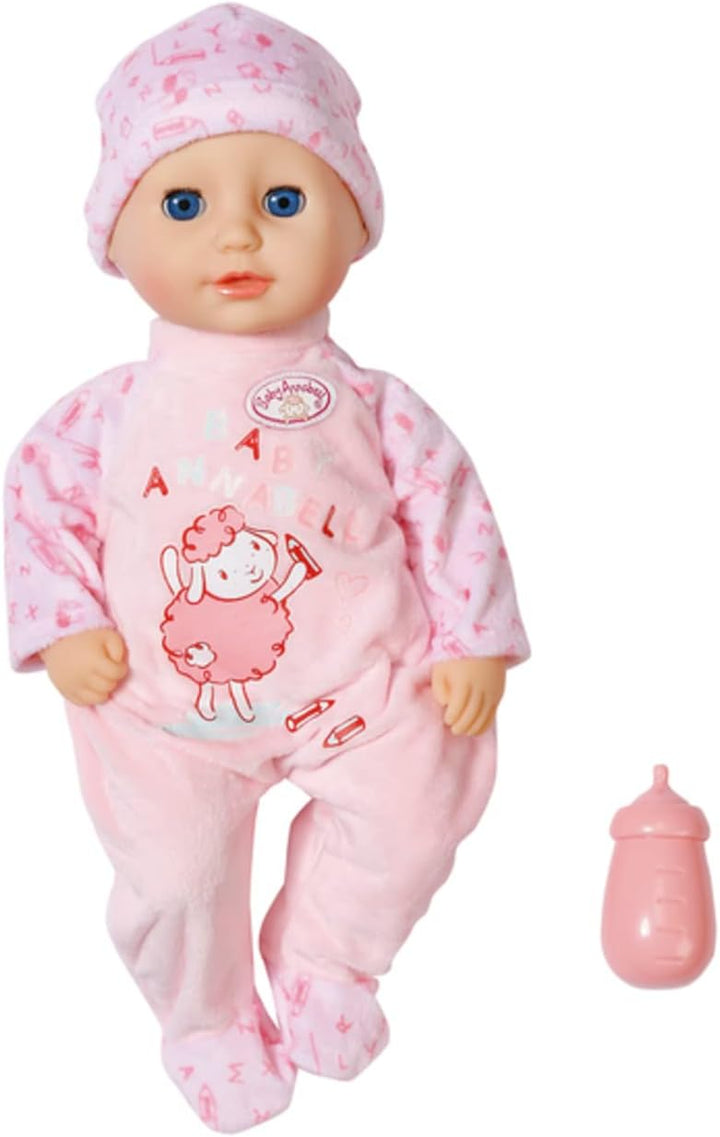 Zapf Creation 706466 Baby Annabell Little Annabell 36cm- weiche Puppe mit Stoffkörper, rosa Strample