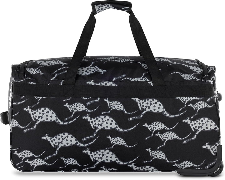 Chiemsee Jump N Fly Reisetasche auf Rollen, Unisex Weekender aus recyceltem PET, Schwarz, Schwarz