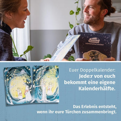 PaarMinuten Adventskalender 2024 – neu von Paarzeit. 24 Erlebnisse, echte Verbundheit für Paare, pas