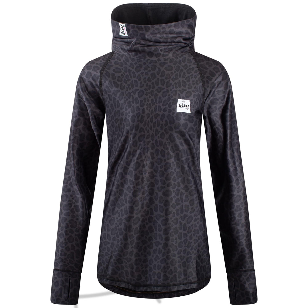 Eivy Damen Icecold Top Sweatshirt Black Leopard XS, Black Leopard XS