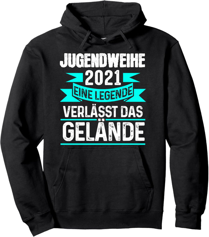 Jugendweihe 2021 Feier Erwachsen Jugend Pullover Hoodie