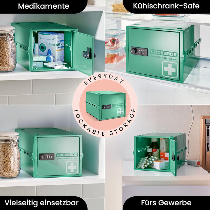 Lockabox One™ | Kompakte Abschliessbare Box aus Polycarbonat mit Zahlenschloss für mehr Sicherheit z