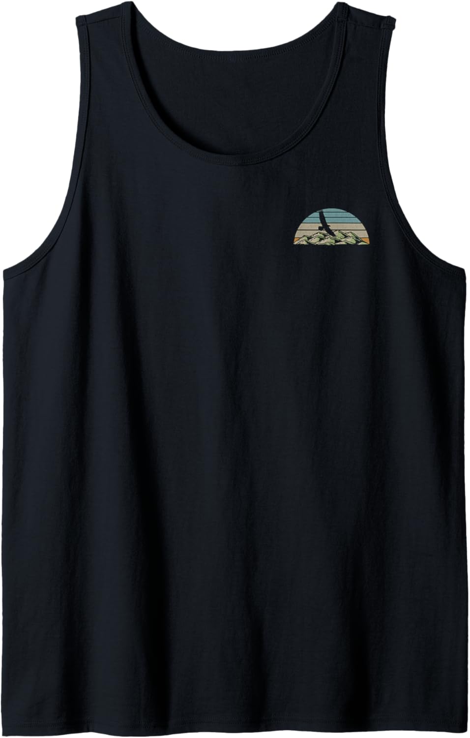 Trendy Outdoor Life Sunset Camp Life Front & Back Tank Top