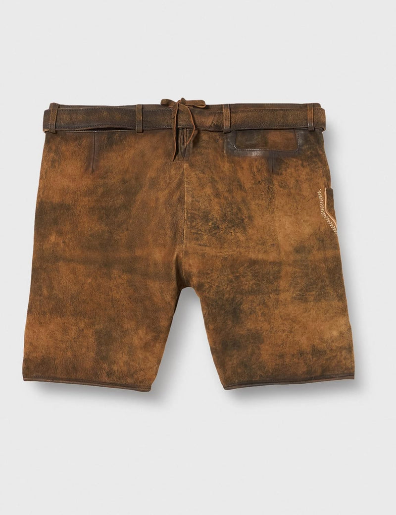 Stockerpoint Herren Lederhose 44 Havanna Gespeckt, 44 Havanna Gespeckt