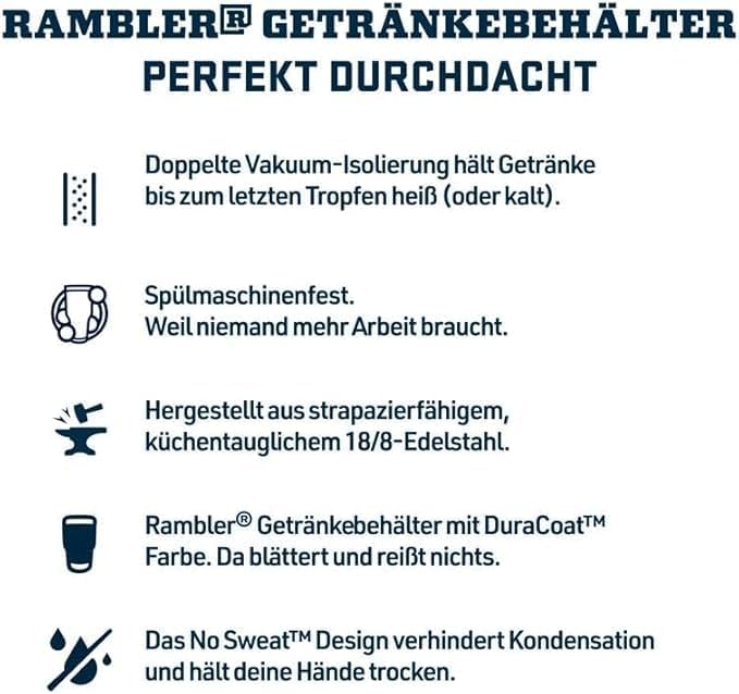 YETI Rambler 18 oz (532 ml) C Flasche Mit Farblich Abgestimmtem Trinkhalmdeckel - Charcoal, Charcoal