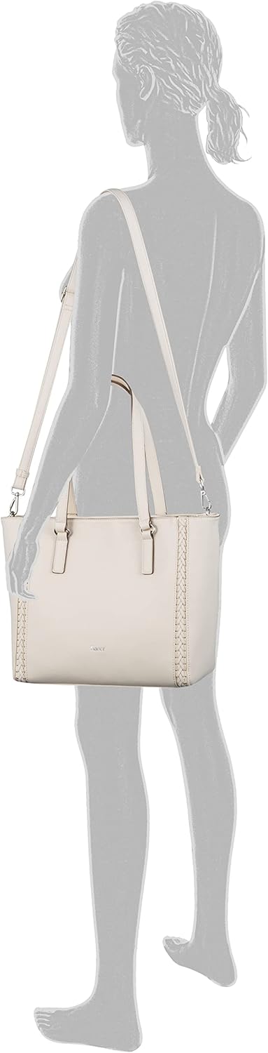 Gabor Damen Jolene Shopper 40 x 15 x 28 (LxBxH) Off White, 40 x 15 x 28 (LxBxH) Off White