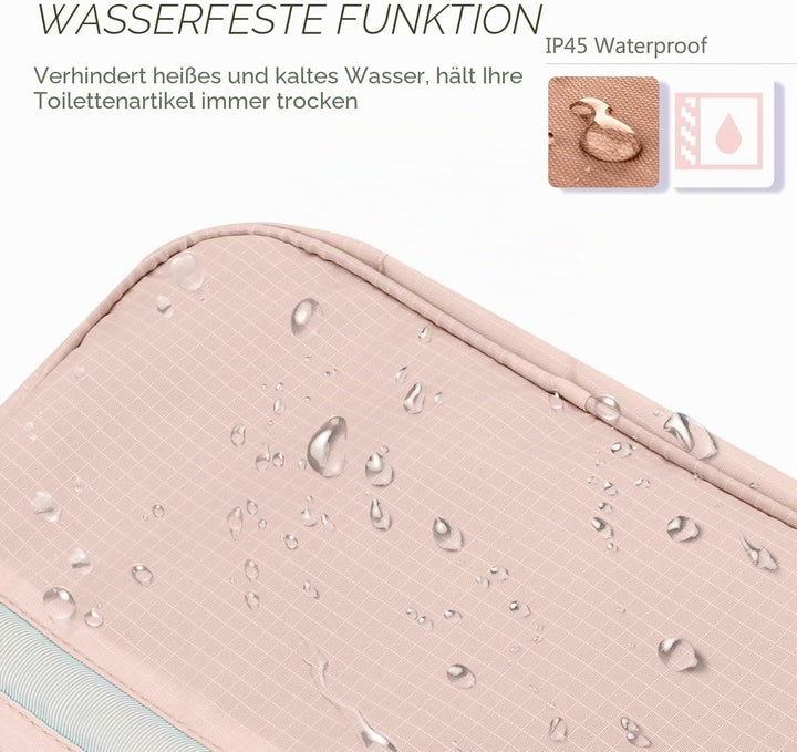 Maliton Kulturbeutel zum Aufhängen [Wasserdicht] - Grosse Reisetasche für Reise/Dienstreise/Fitness/