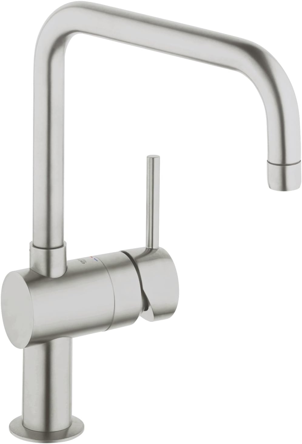 GROHE Minta - Einhand-Spültischarmatur (U-Auslauf, Einlochmontage, schwenkbarer Rohrauslauf, flexibl
