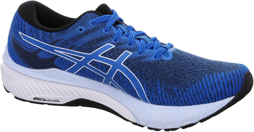 ASICS GT 2000 10 Strassenlaufschuhe für Männer Schwarz Weiss 41.5 EU Black White, 41.5 EU Black Whit