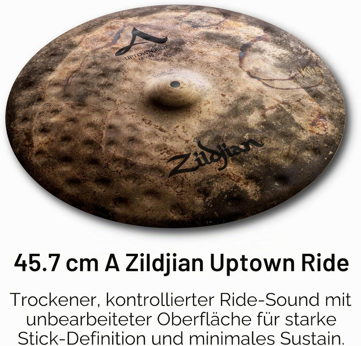 Zildjian A Zildjian Series City Cymbal Box Set - 12" New Beat Hi-Hats, 14" Crash, 18" Uptown Ride, C